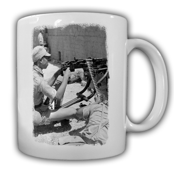 Tasse MG-Schütze Japan Iwo Jima Militär Munition Becher Alfashirt #20978