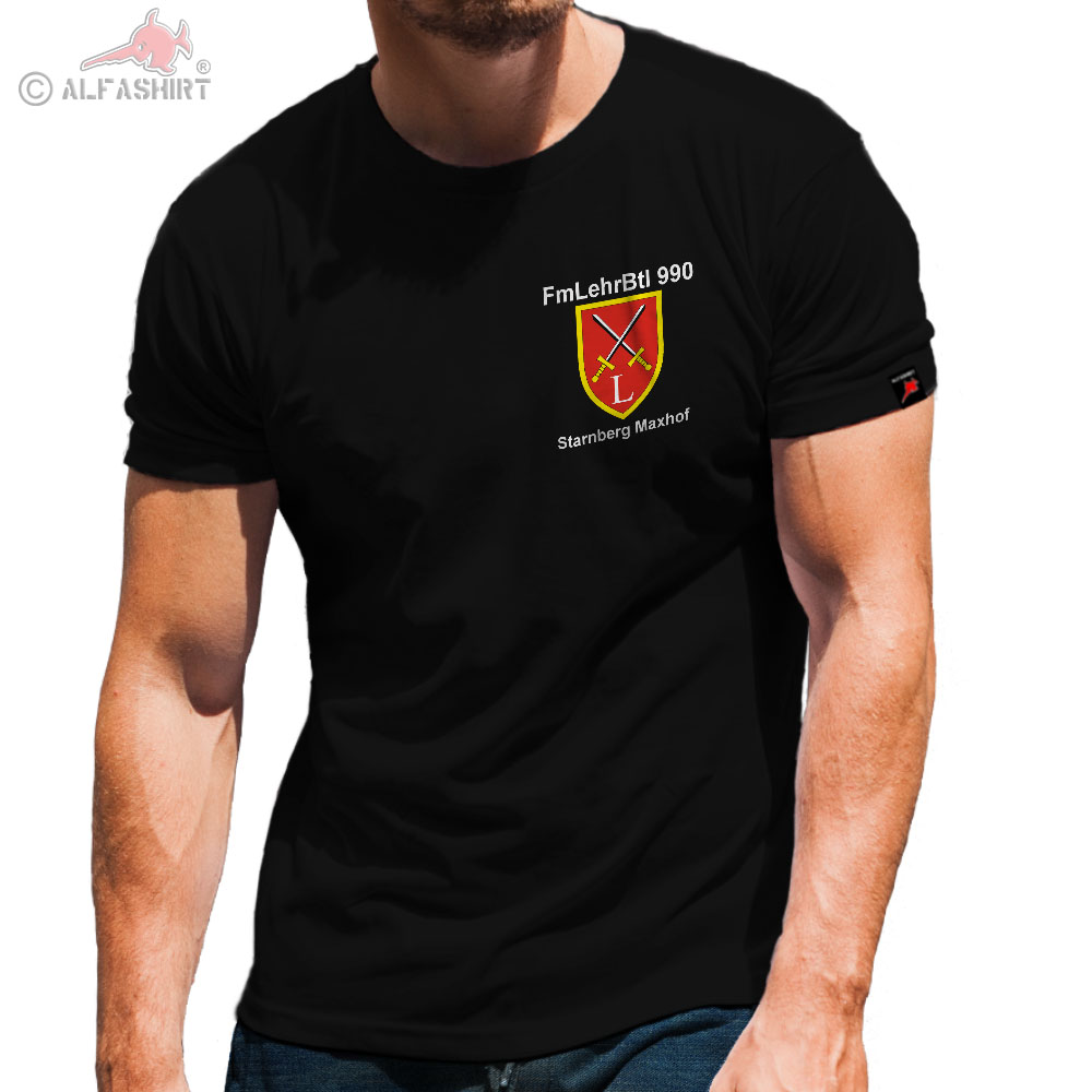 FmLehrBtl 990 Gustav Heinemann Fernmeldelehrbataillon BW Schule T Shirt #31476