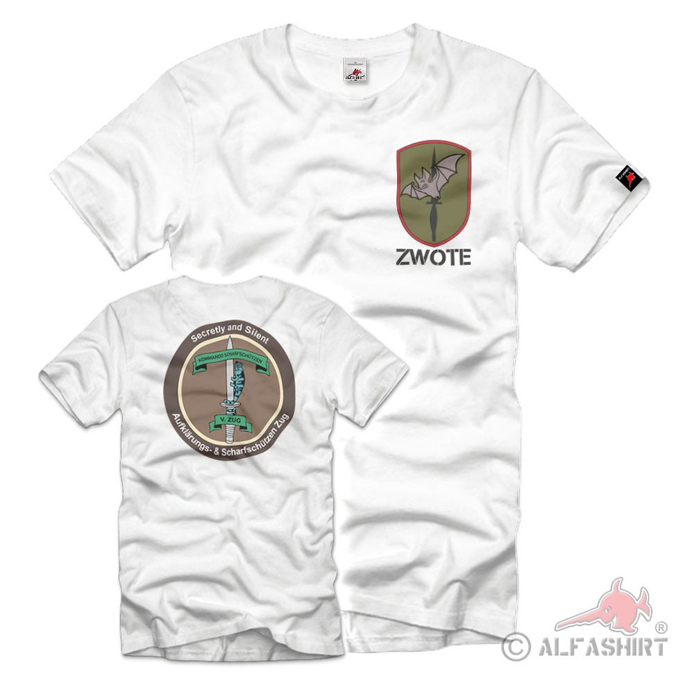 Aufklärungs und Scharfschützen Zug Kompanie 5 Einheit KSK T-Shirt#34942