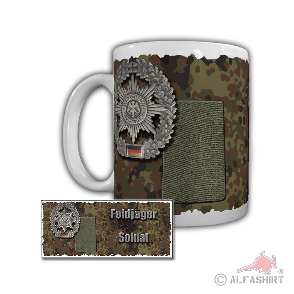 Tasse Feldjäger Soldat Militärpolizei Truppengattungen Streitkräftebasis #29489