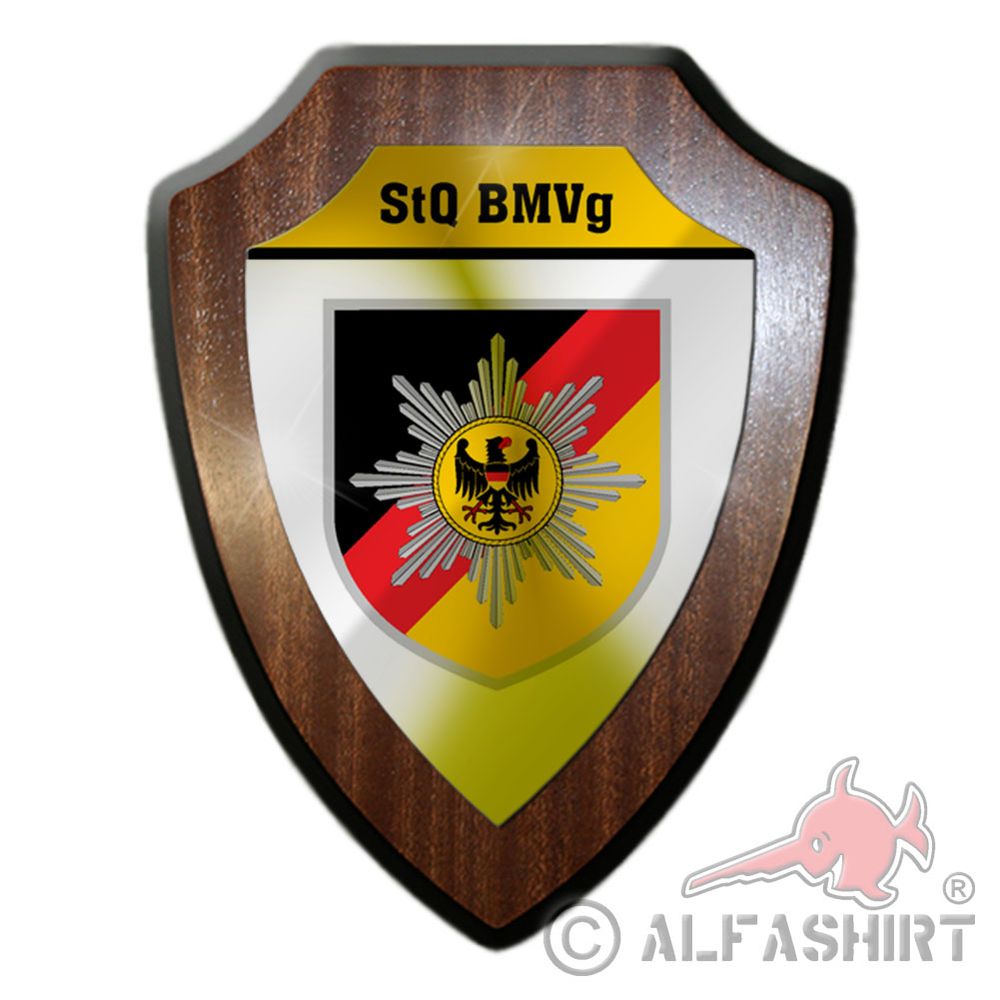Heraldic shield StQ BMVg Stabsquartier Bundeswehr Bonn Hardthöhe coat of arms # 37291