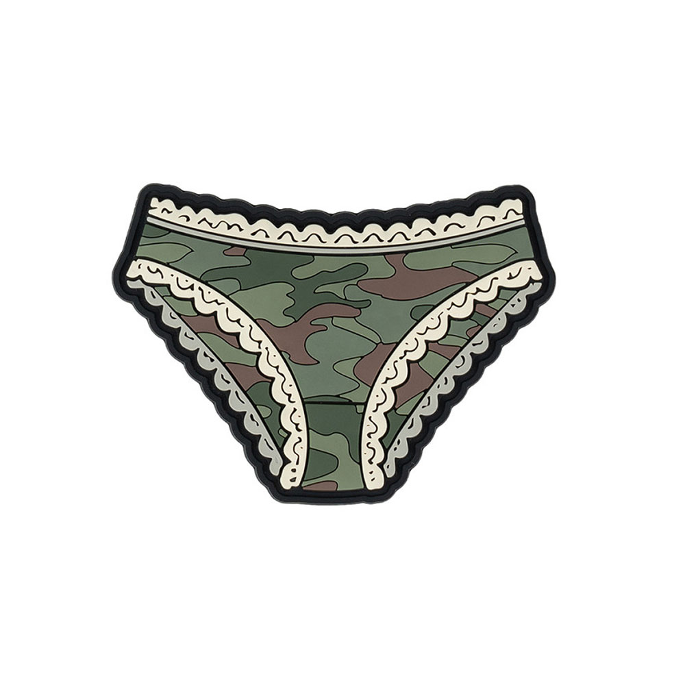 3D Patch Camo Slip Schlüpfer Damen Höschen Fun Tarn Airsoft 9x6,5cm#47555