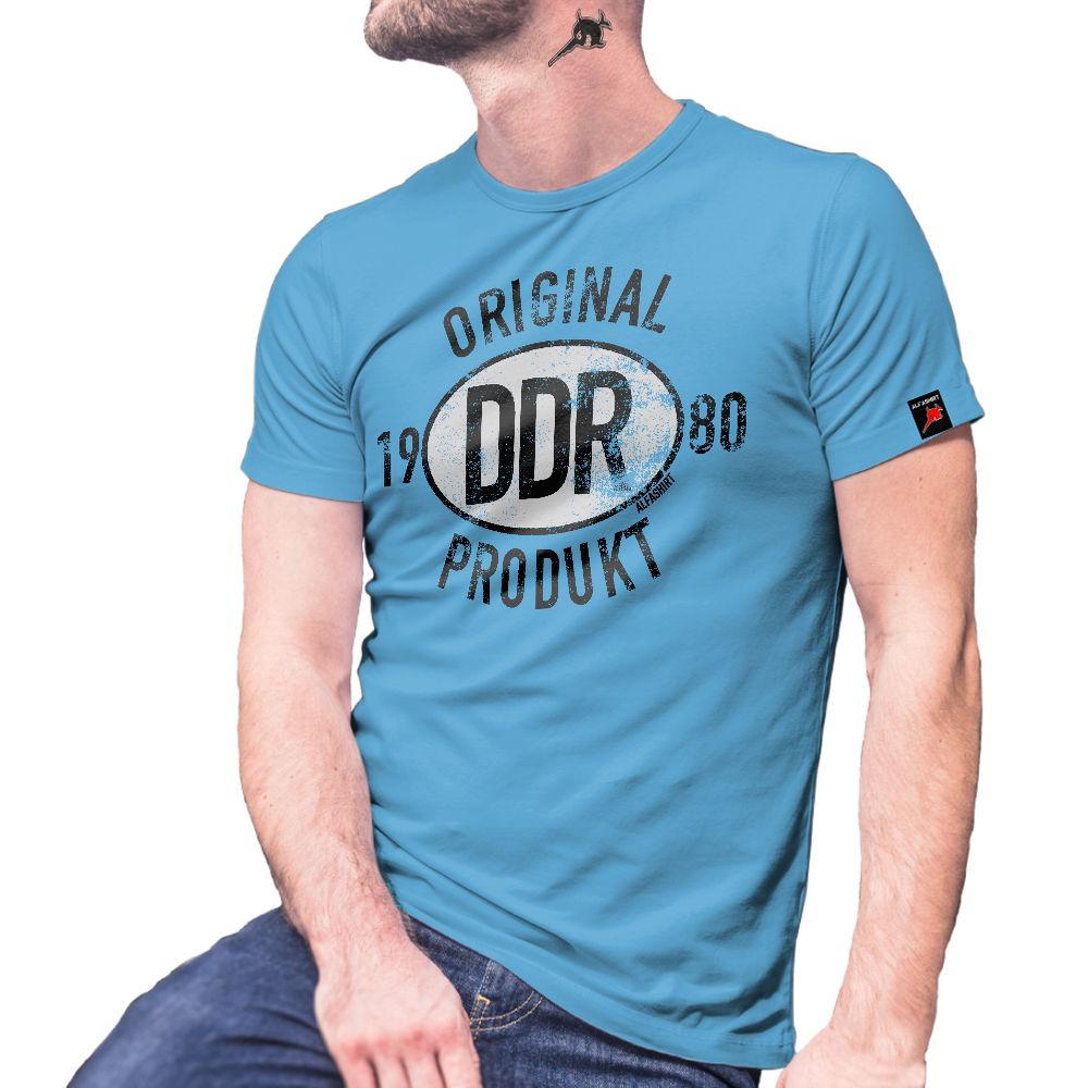 Original DDR Produkt 1980 Jugendweihe Rennpappe Wiedervereinigung T Shirt #27461