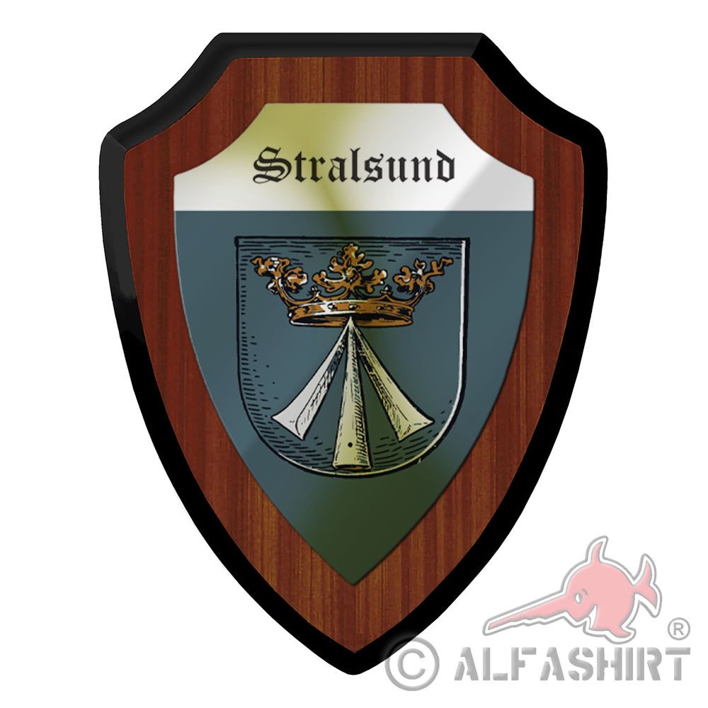 Wappenschild Stralsund Hansestadt Mecklenburg-Vorpommern Kreisstadt Rügen #42171