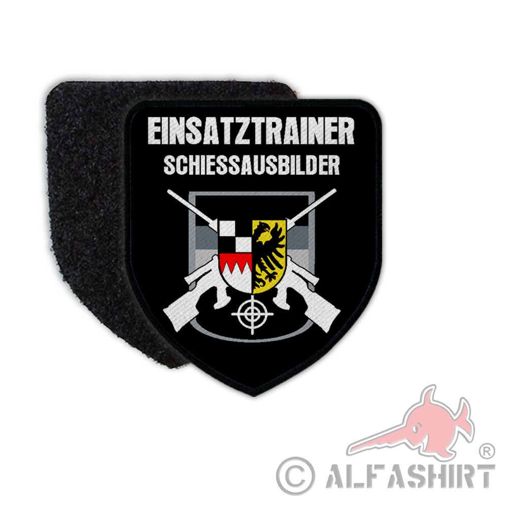 Patch Coat of Arms Police Justice Middle Franconia Einsatztrainer 75 x 65 # 35424
