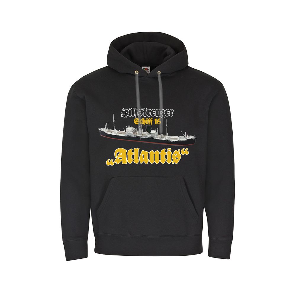 Kapuzenpullover Schiff 16 Hilfskreuzer Atlantis-Kriegsmarine Kaperfahrt #34178
