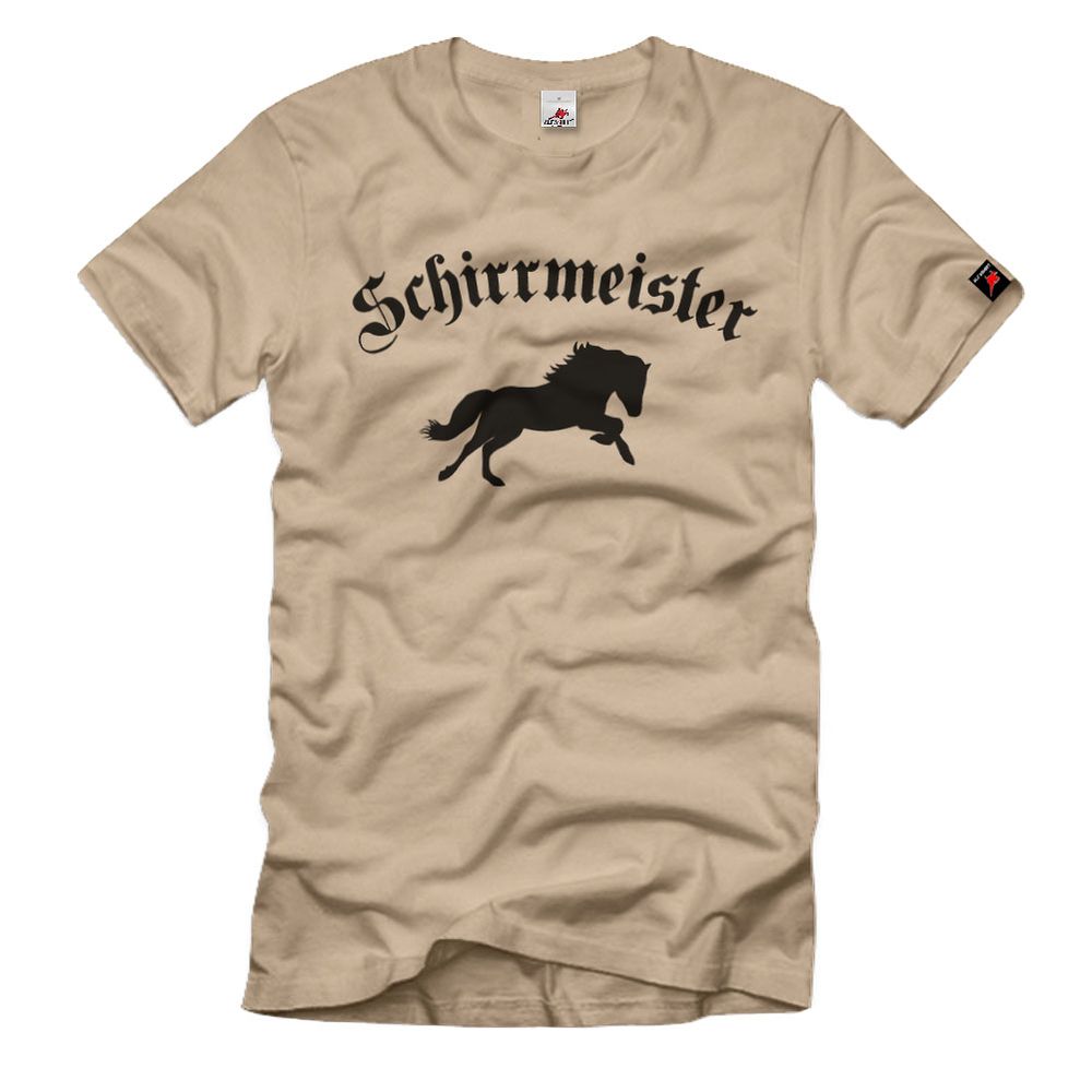 Schirrmeister mit Pferd Instandsetzer Bundeswehr - T Shirt #2747
