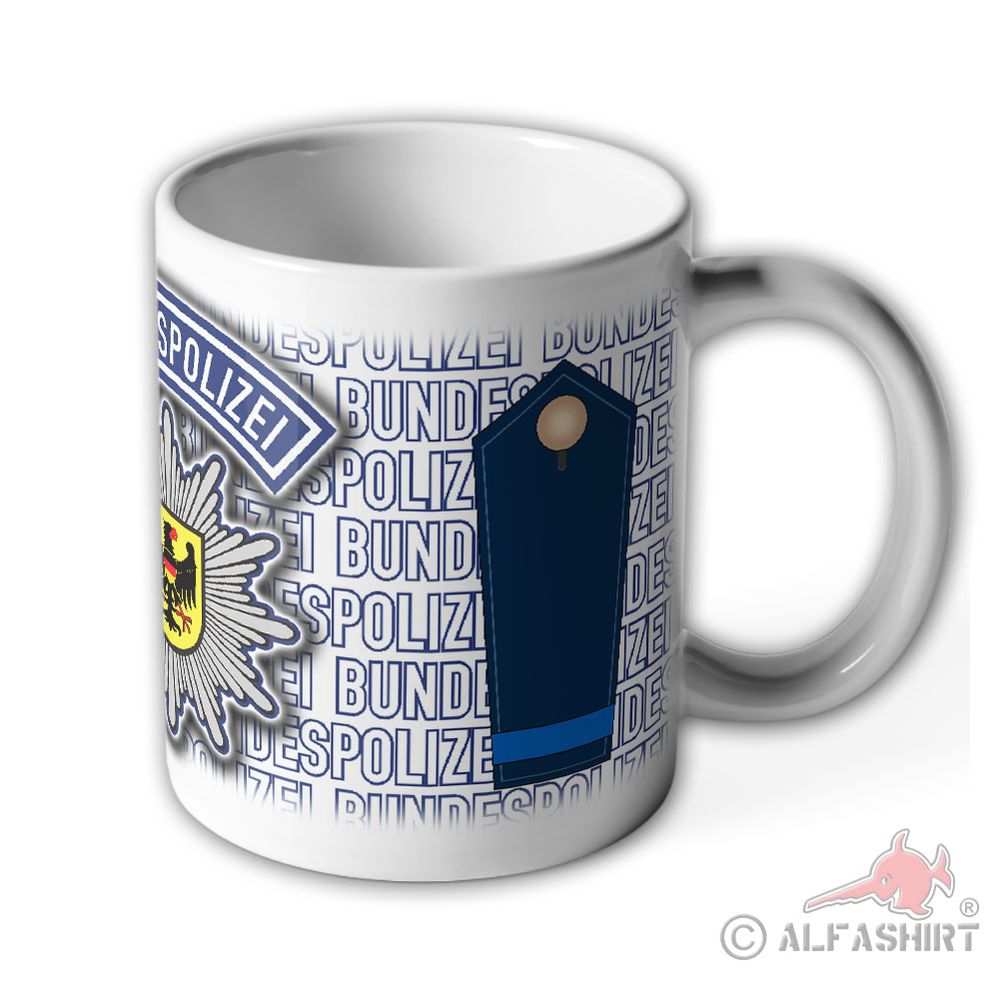Polizeimeisteranwärter Bundespolizei BPOL PMA Revier Beamter Tasse #27694