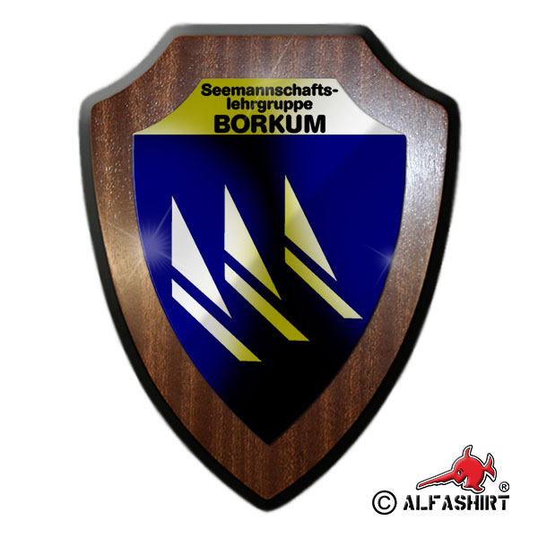 Coat of Arms Seaman Teaching Group Borkum BW Marine Federal Navy # 15336