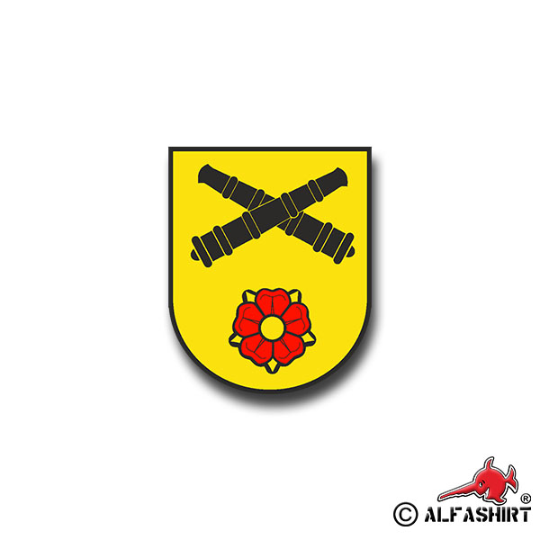 Sticker PzArtBtl 215 Panzerartillerie Panzer Battalion Wappen 6x7cm A873