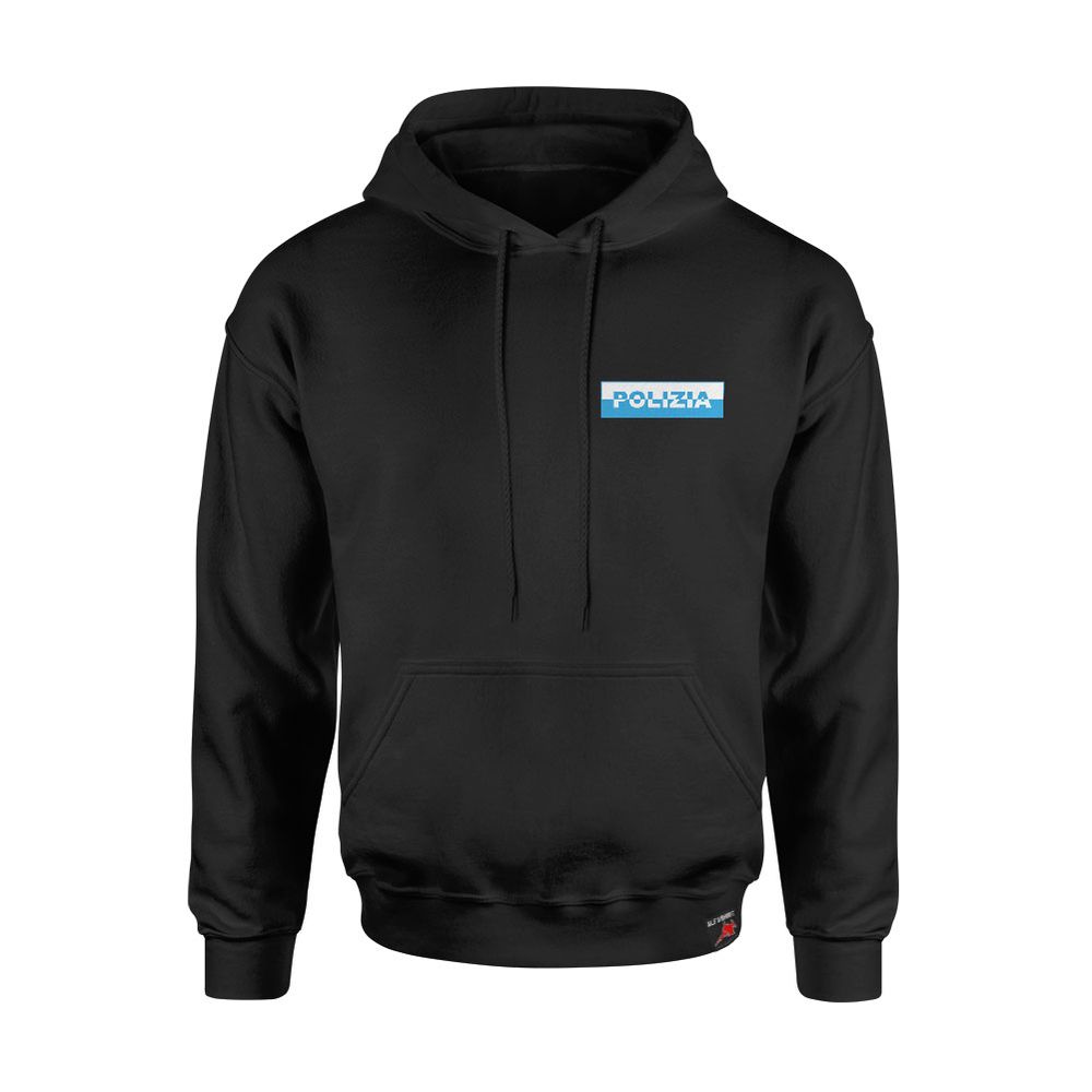 Hoodie Kapuzenpullover Polizia di Stato Staatspolizei Italien Italia Notruf Polizei #48074