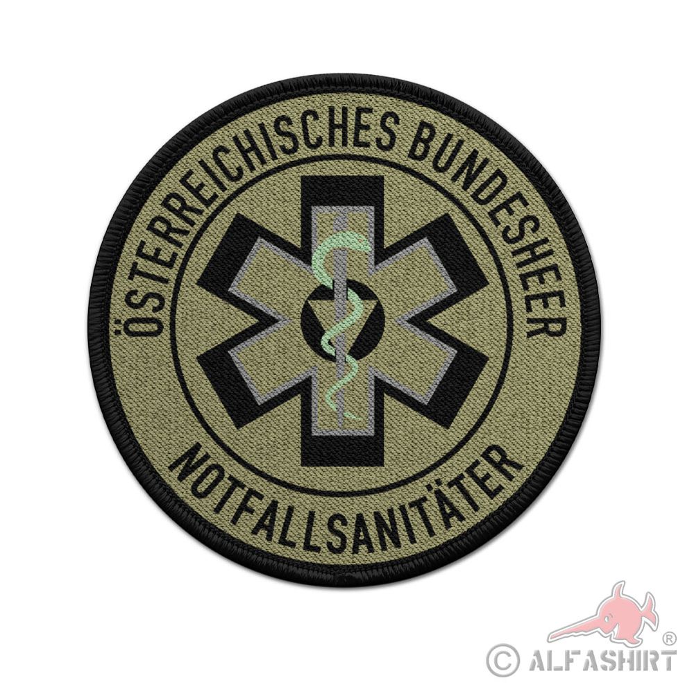 Patch 9cm österreichisches Bundesheer Notfallsanitäter NotSan Österreich #44626