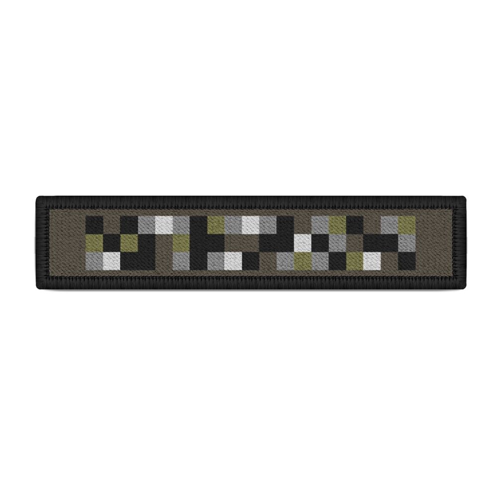 Namens-Streifen Patch Pixel Bundesheer getarnt verpixelt BH Österreich #34908
