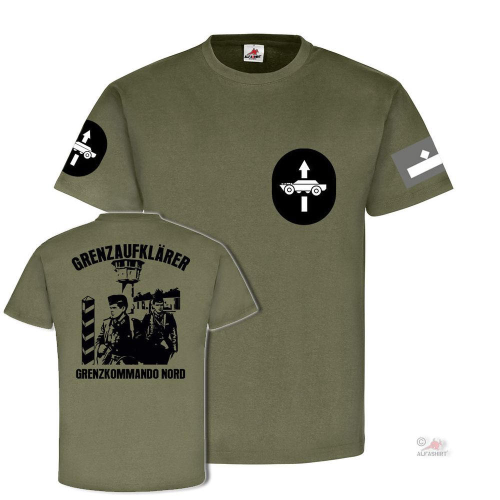 Feldwebel Grenzaufklärer kommando Nord DDR NVA soldat T Shirt #20192