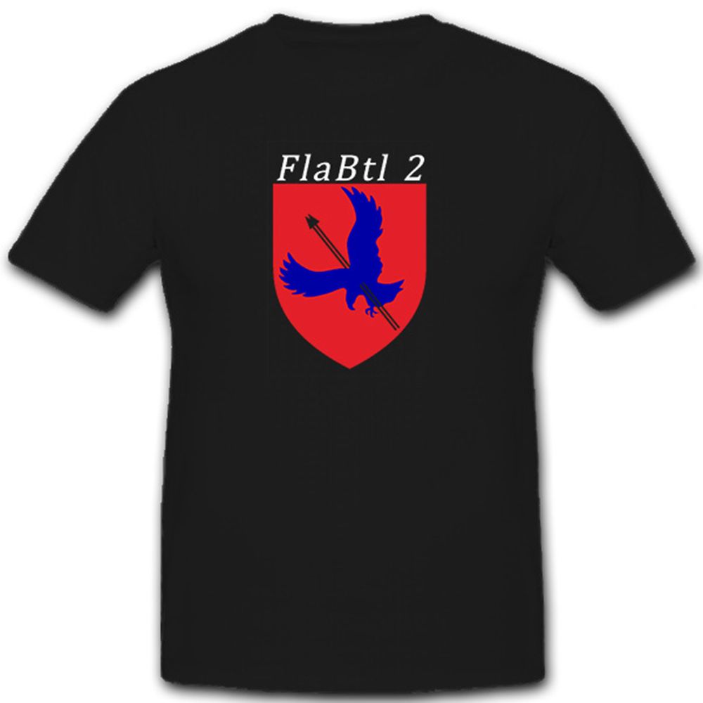 FlaBtl2 Flugabwehrbataillon Flugabwehrregiment Bundeswehr - T Shirt #7455