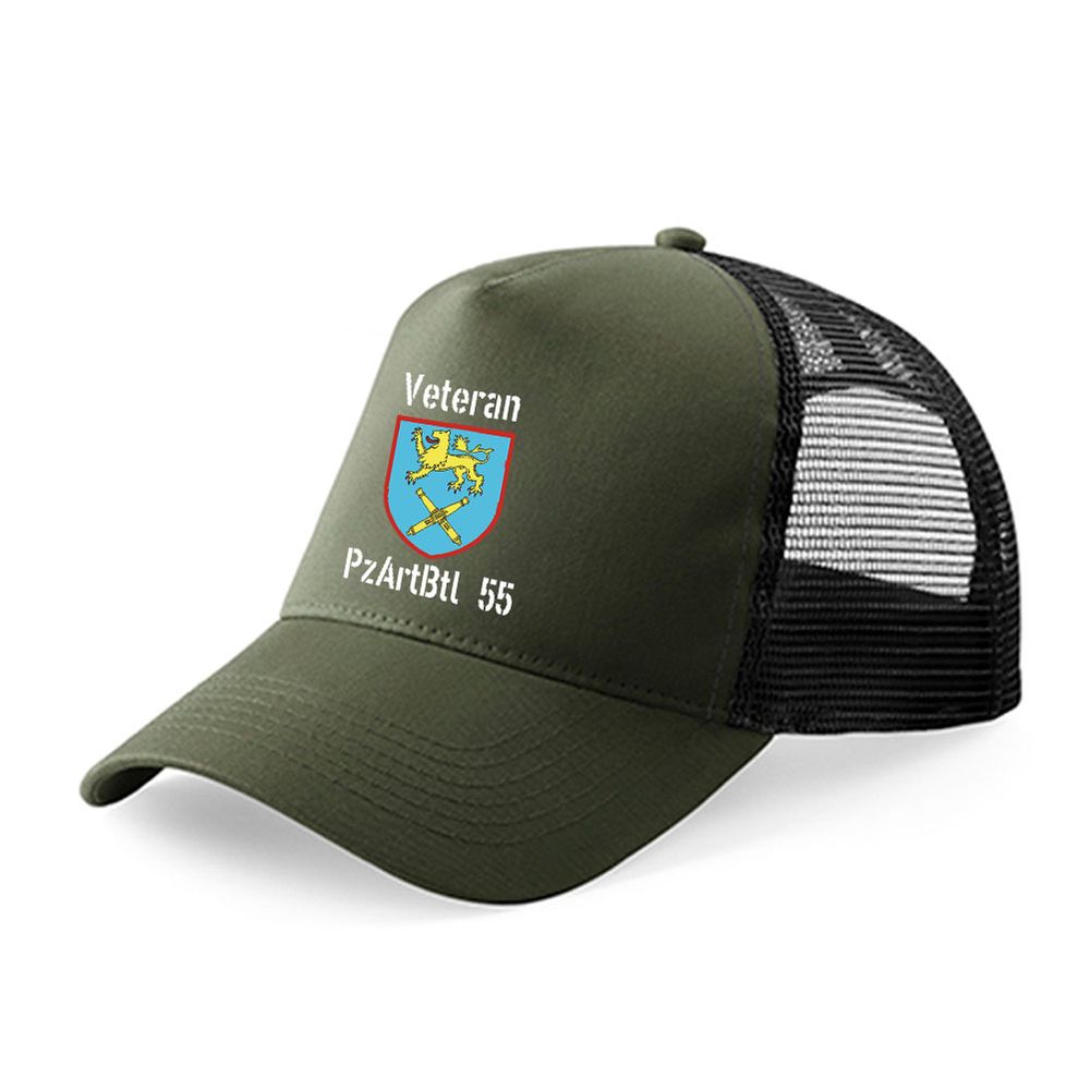 Trucker Cap Kappe Veteran Panzerartilleriebataillon PzArtBtl 55 #46637