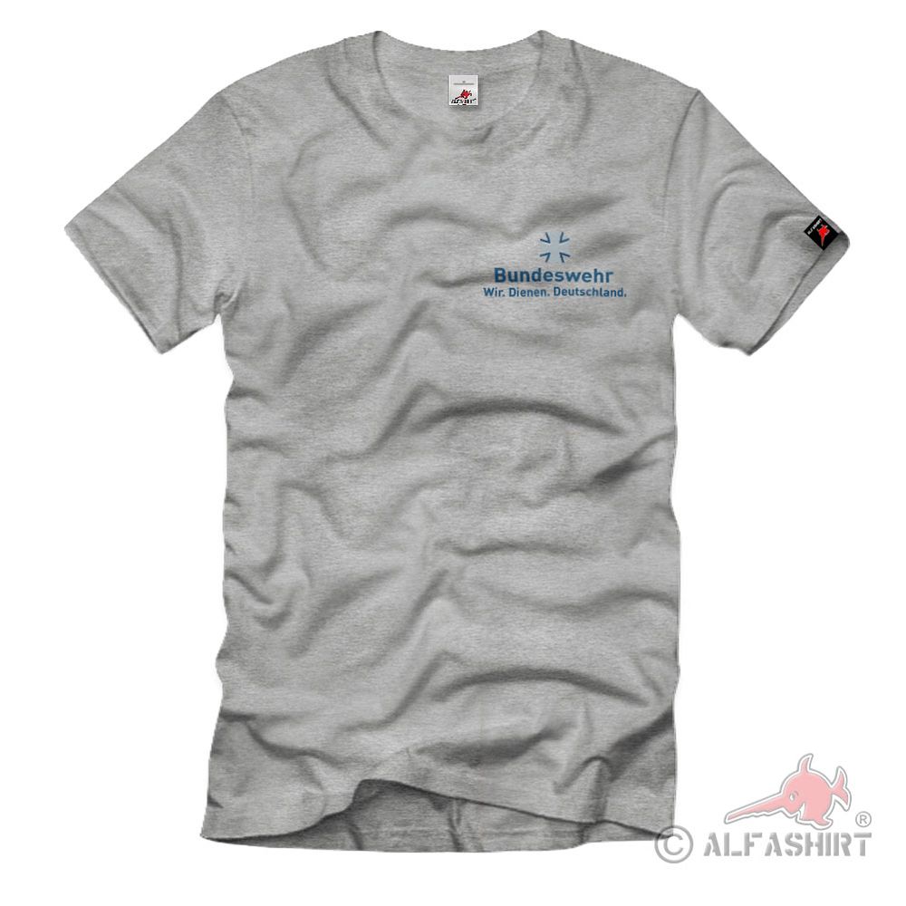 We serve Germany Bundeswehr Logo Cross Slogan Bw Operational T-Shirt #40565