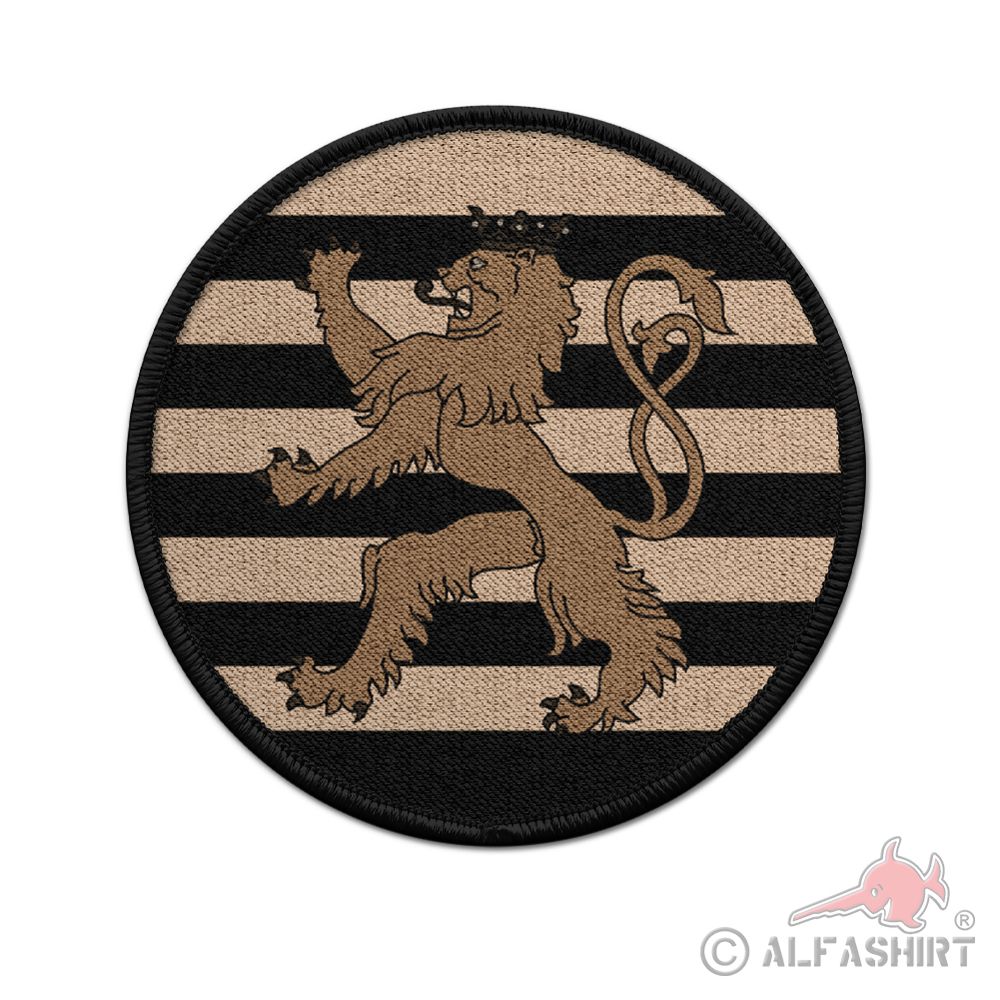 Patch Luxemburg Coyote Kokarde  Uniform Löwe 9cm #39450