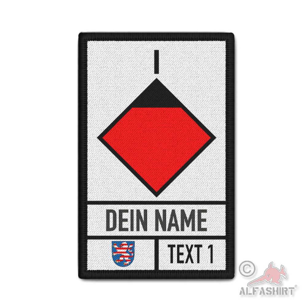 Patch FF Feuerwehr Verbandsführer taktisches Zeichen Hessen Bundesland #46220