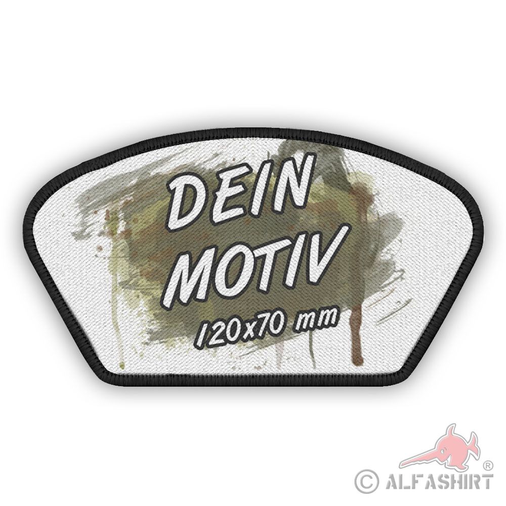 Veteranen Patch 12x7 cm mit Wunschmotiv personalisiert #45272