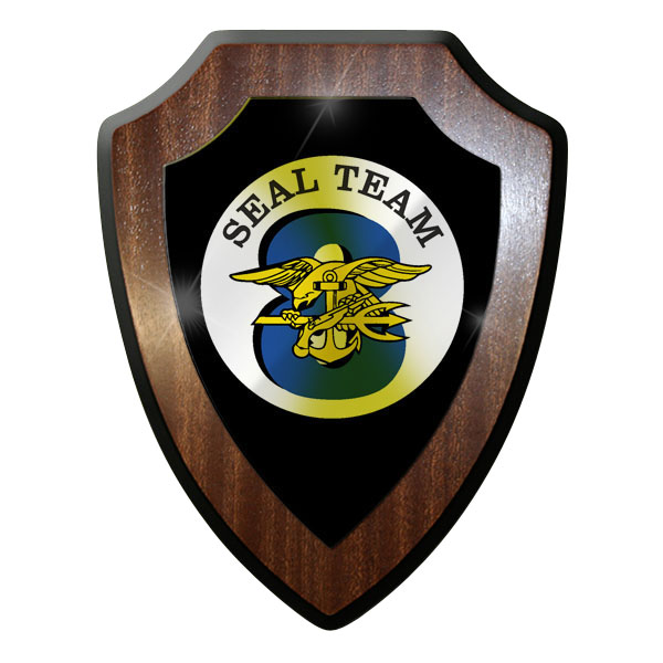 Coat of Arms / Wall Shield - SEAL Team 8 Navy USA US America Special Forces #9855