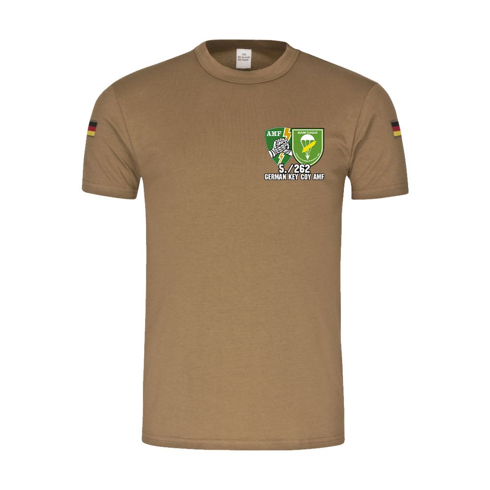 BW Tropenshirt 5. Fallschirmjägerbataillon FschJgBtl 262 German Key Coy AMF Suum Cique Wappen #46759