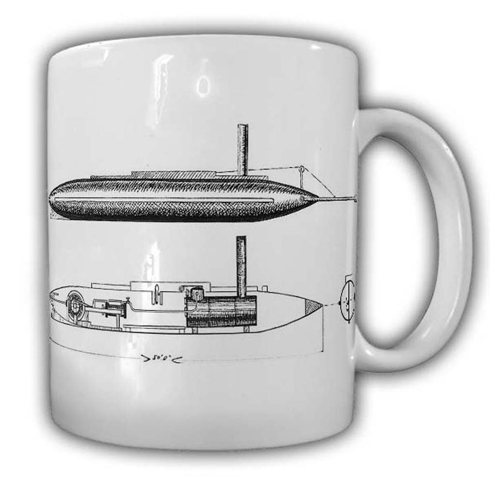 CSS David Tasse U-Boot Technischezeichnung Est 1863#22614