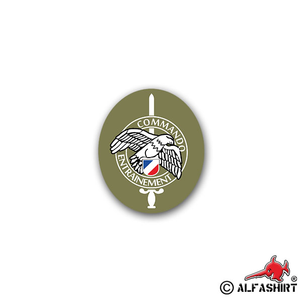 Sticker Commando Entrainement France Special Unit 6x7cm A1790