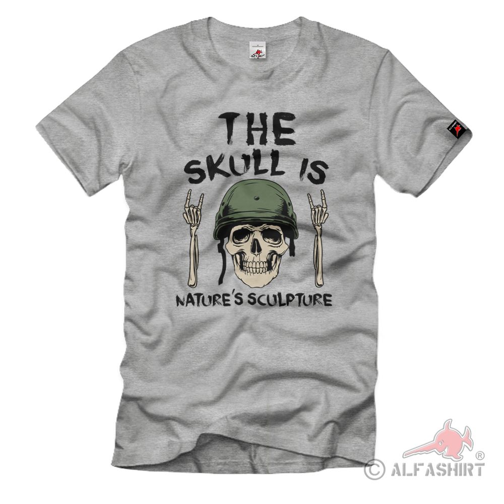 The skull is nature's sculpture Nature Creation - T Shirt #40232