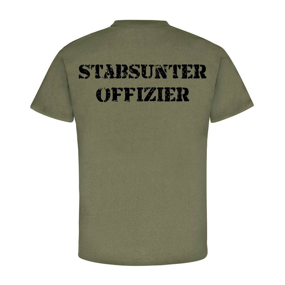 Stabsunteroffizier Dienstgrad Bundeswehr BW Abzeichen Schulterklappe Aufschiebeschlaufe Unteroffizier Offizier Mannschafter Truppendienst - T Shirt #15886