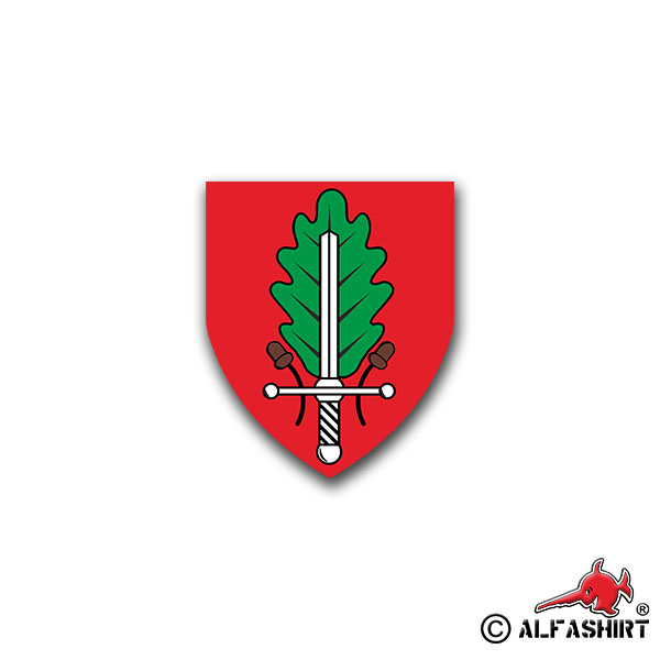 Sticker JgBtl 532 Jägerbataillon Army Euskirchen BW Coat of Arms 7x6cm A1469