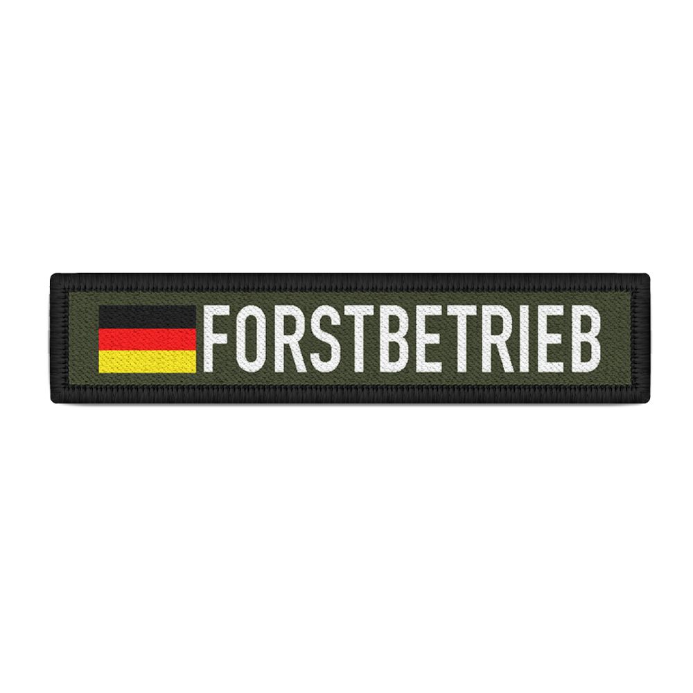 Patch Namensschild Forstbetrieb Forst Abzeichen Deutschland Wald Arbeiter #30359