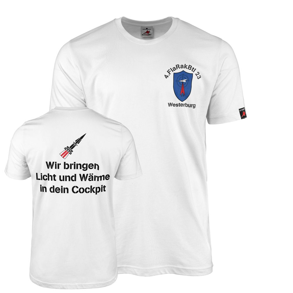T-Shirt 4 FlaRakBtl 23 Licht & Wärme Flugabwehrraketenbataillon T-Shirt#47051