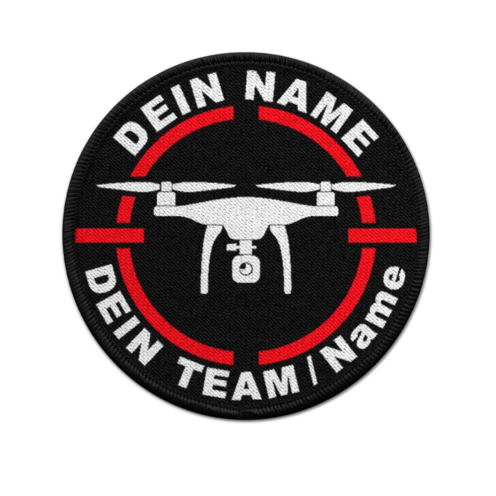 Patch Drohnen-Team personalisiert FPV Racing Sport Quadrocopter Luftbilder#31842