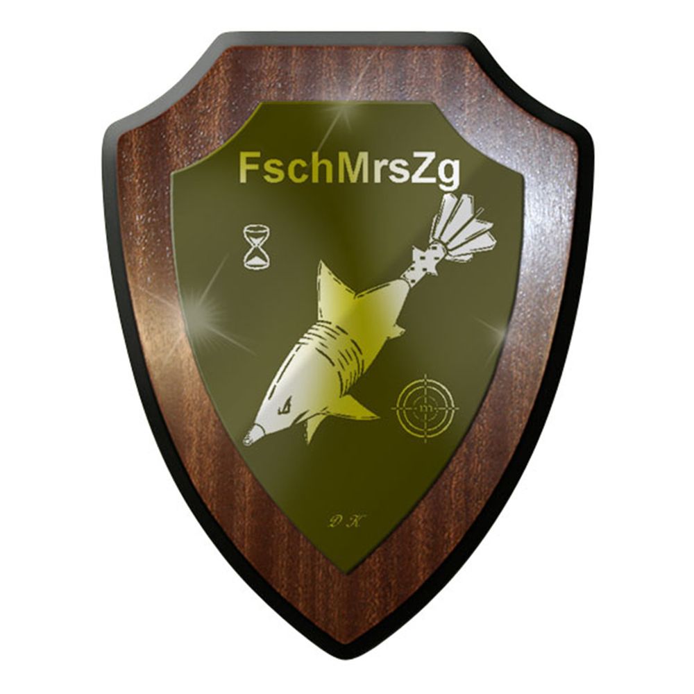 Wappenschild / Wandschild / Wappen - FschMrsZg Fallschirmjäger Mörser Zug #8333