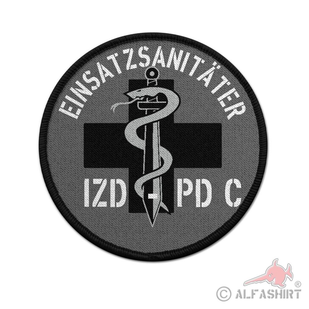 Patch Emergency Paramedic IZD-PD C Chemnitz Paramedic Police Patch # 38243