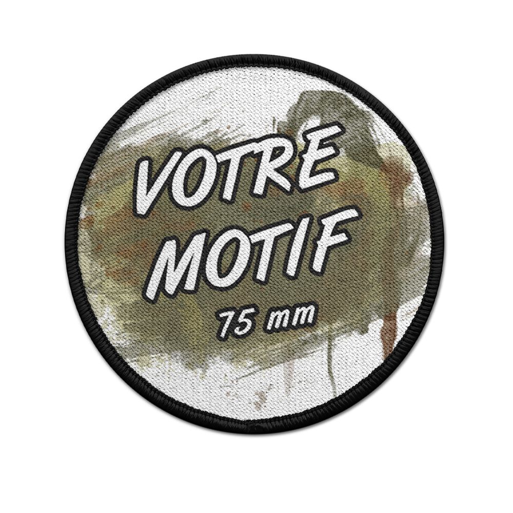 Patch Ecusson rond avec votre motif