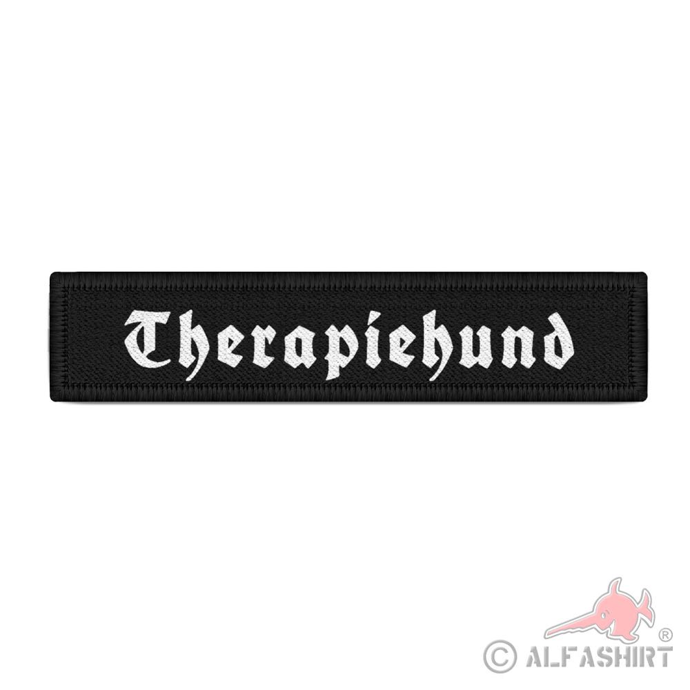 Patch Altdeutsch Therapiehund Alter böser Mann PTBS Hund #44175