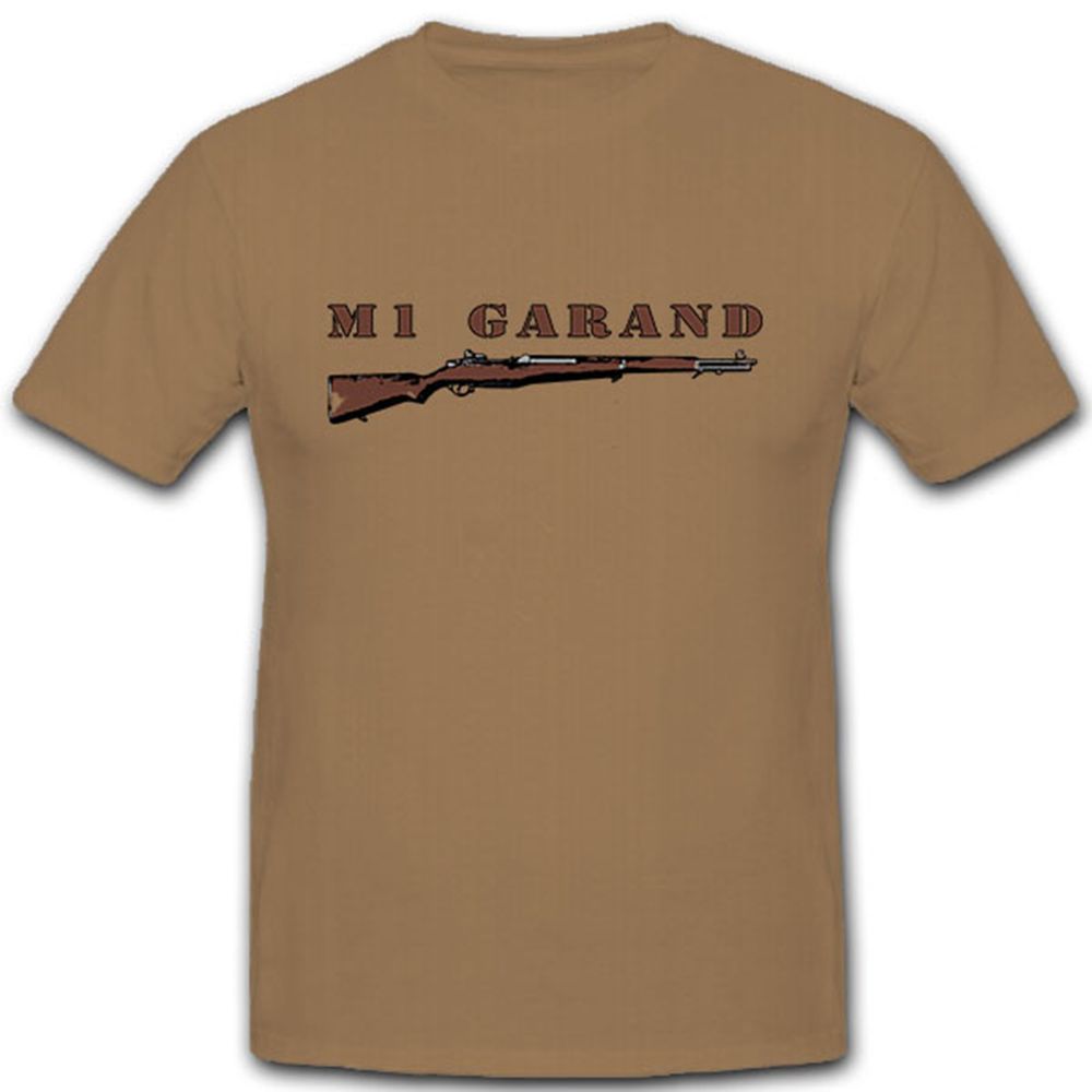 M1 Garand Gewehr Waffe Schusswaffe USA US Militär - T Shirt #11555