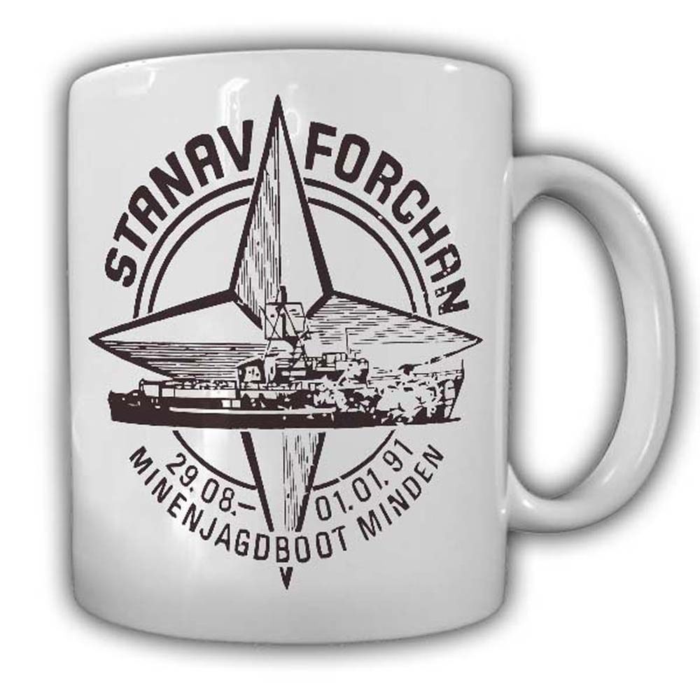 Tasse Minenjagdboot Minden Bundesmarine Marine Stanav Forchan Boot Minen #23899