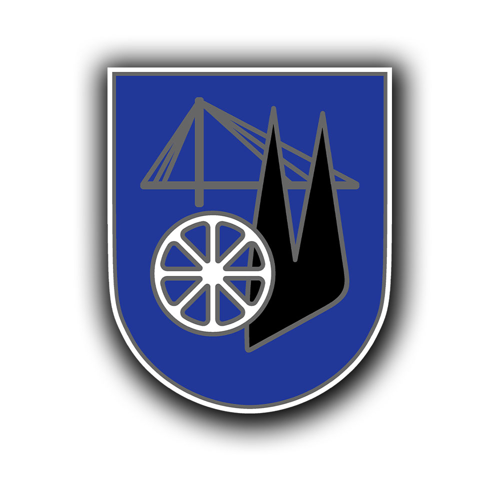 Sticker 14.5x12cm 2nd Company Supply Battalion NschBtl 805 Coat of Arms A7325