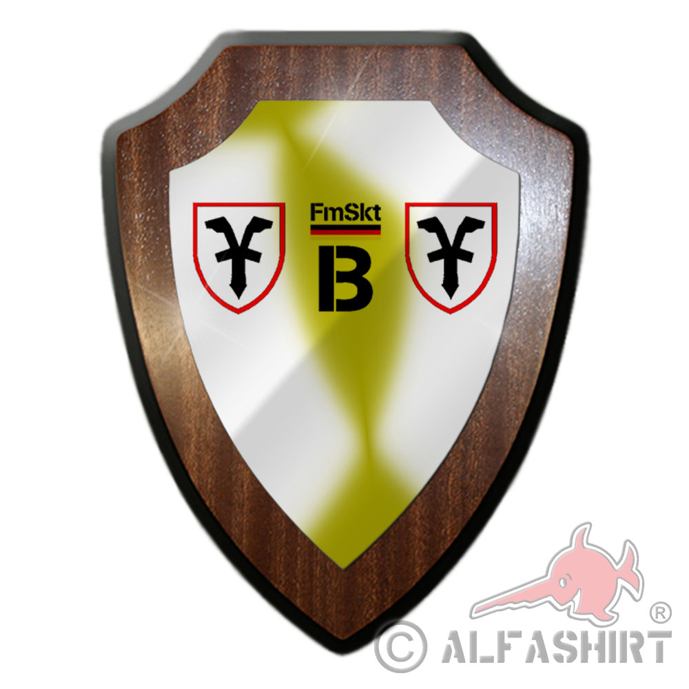 Heraldic shield FmSkt B Telecommunications sector Telecommunication ELOKA Aufklärungsturm # 27094