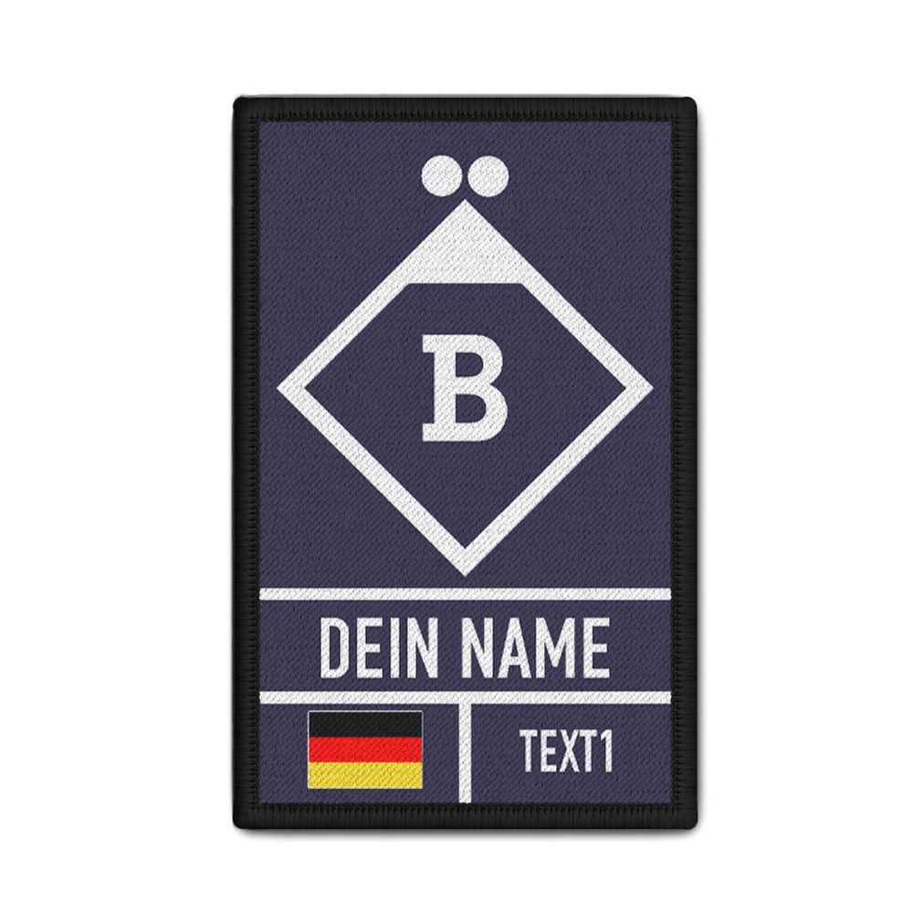 Gruppenführer Bergung Fachgruppe B Hilfswerk Rank Patch 9,8x6cm #44738