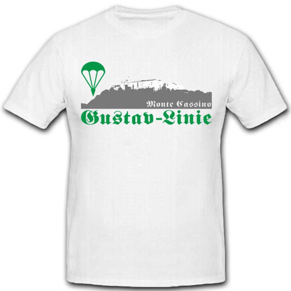 Gustav Linie Monte Cassino_Fallschirmjäger Italien Fallis - T Shirt #6653
