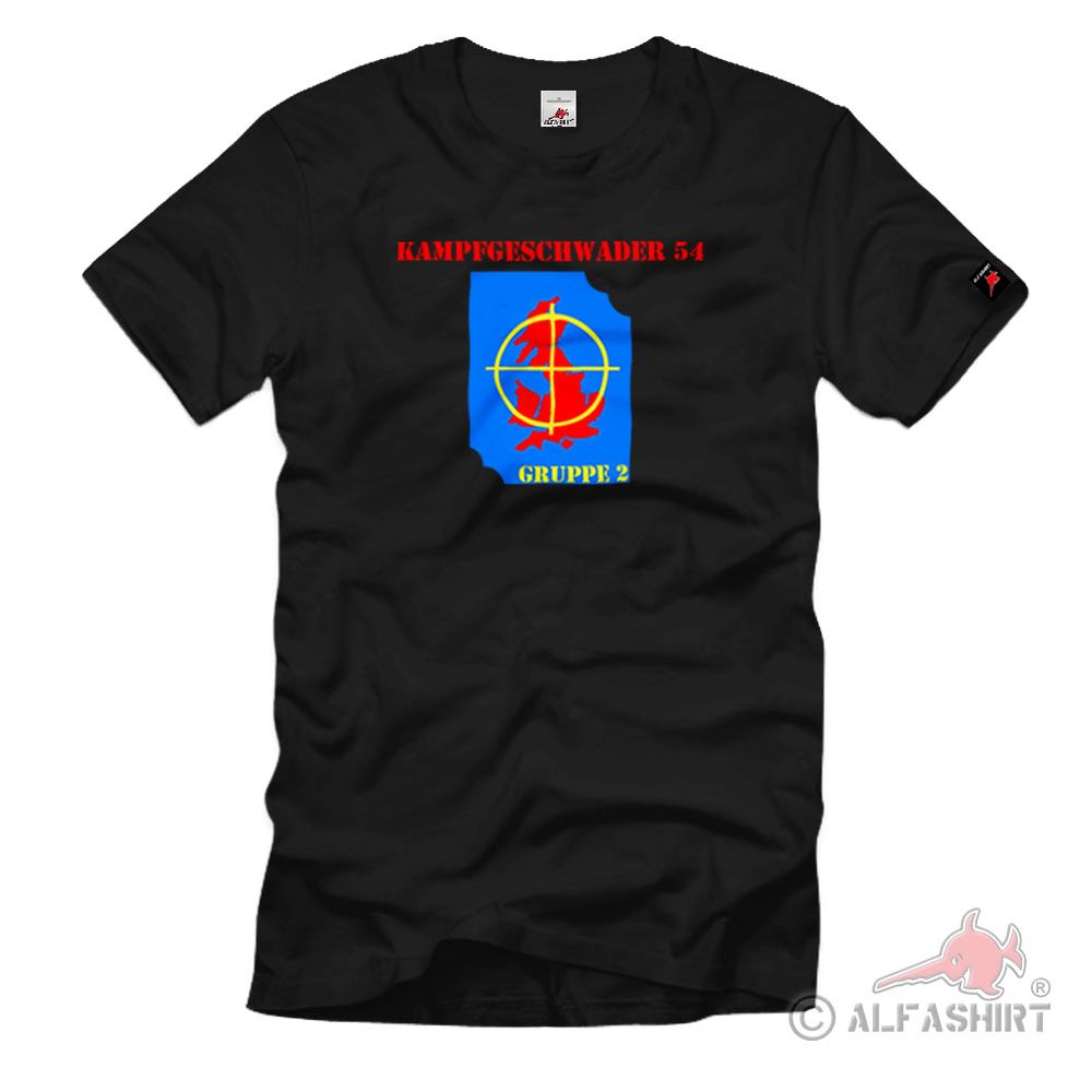 Kampfgeschwader 54 Gruppe 2 Wappen Luftwaffe Abrieglung - T Shirt #1062