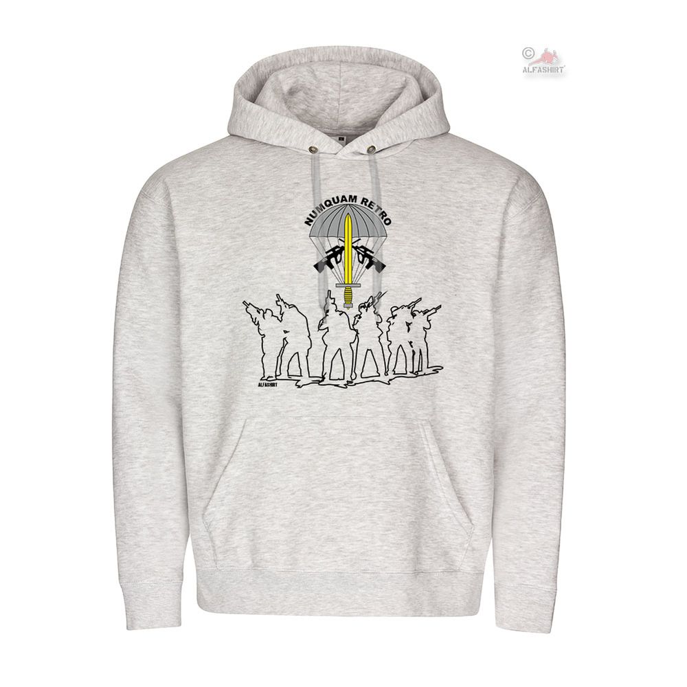 Numquam Retro Jagdkommando JaKdo Österreich Scharfschütze Kapuzenpullover #18821
