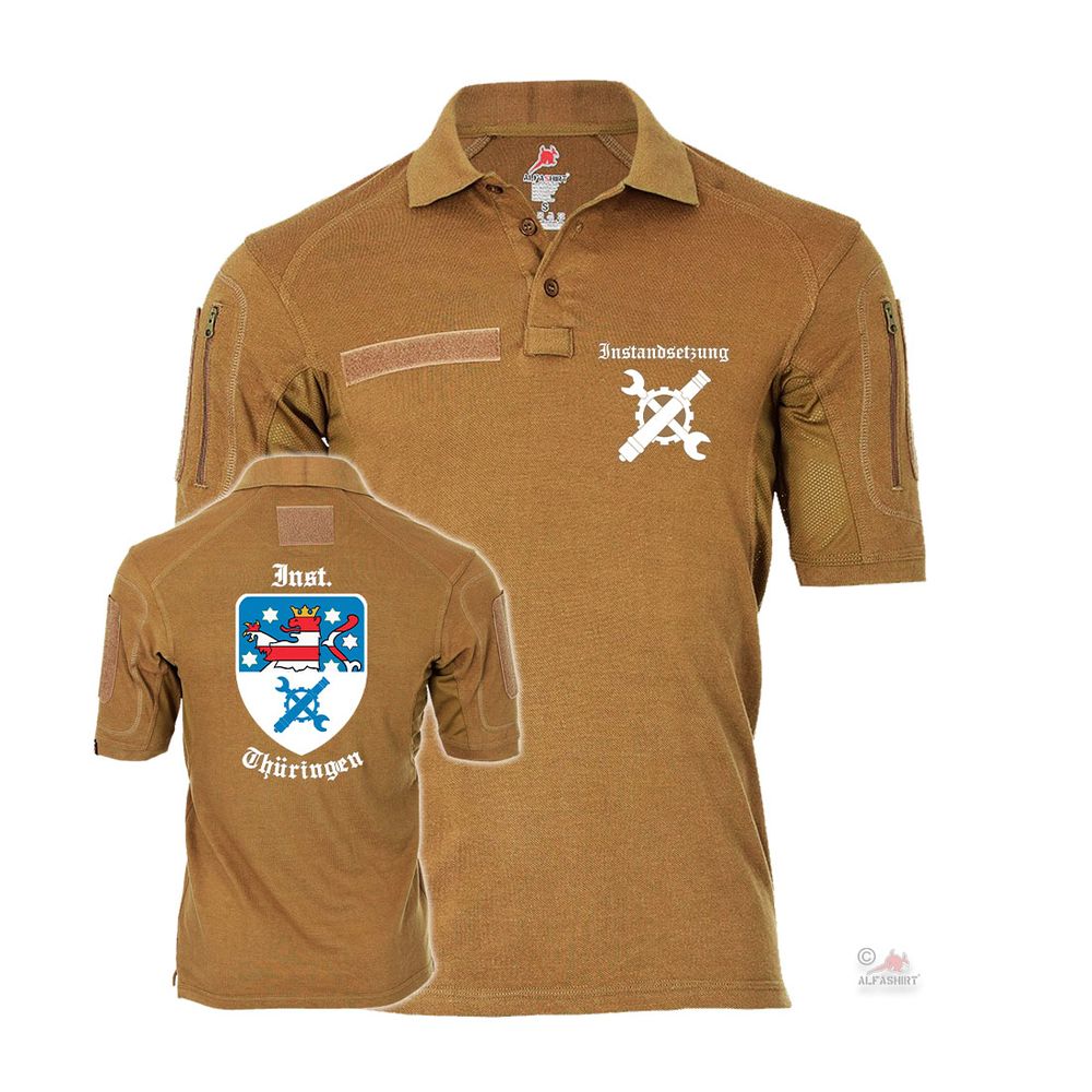 Tactical Polo Shirt Repair Inst Thuringia Logistics Bundeswehr #43969