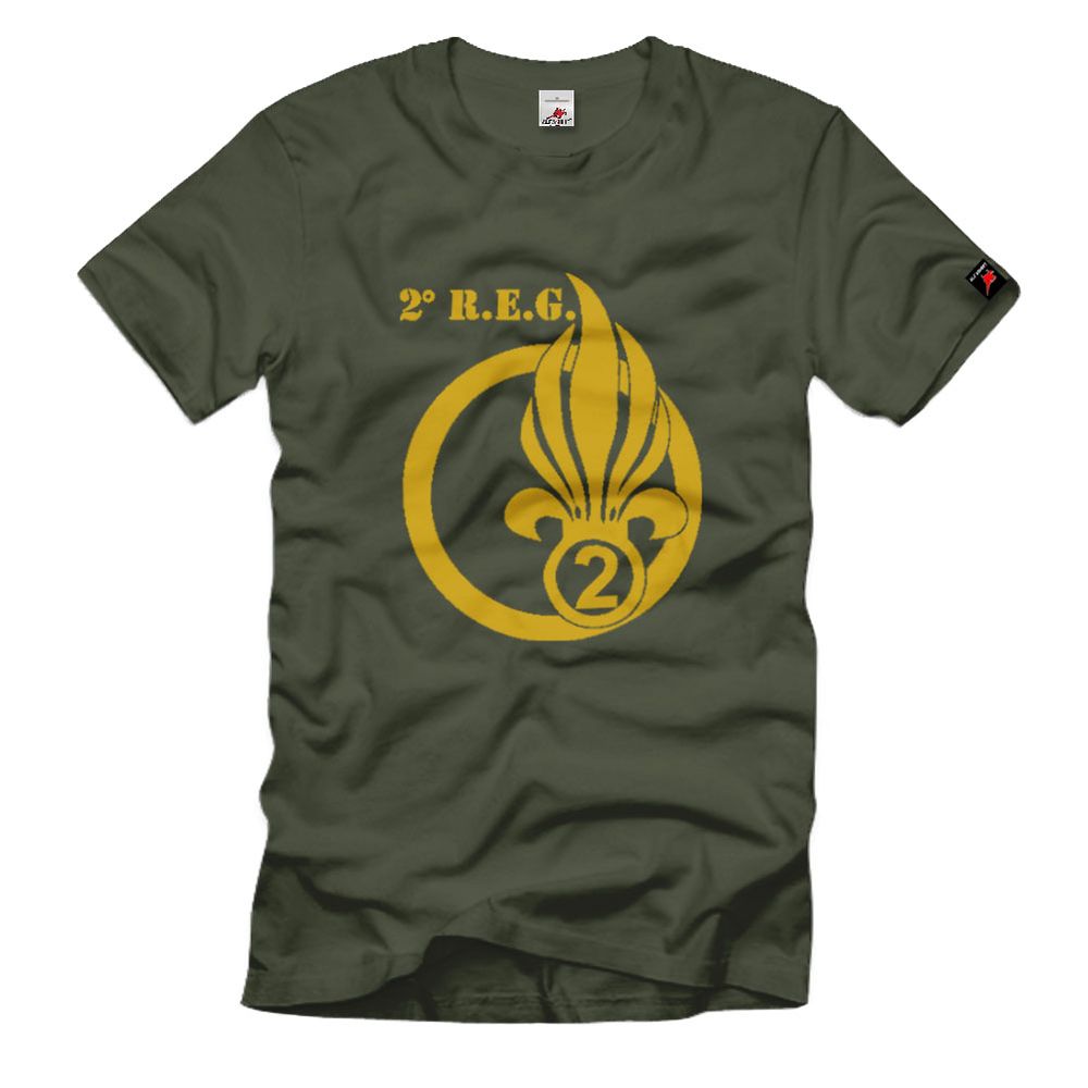 Pionier Abzeichen Fremdenlegion 2° Regiment Etranger Genie 2 Reg - T Shirt #1479