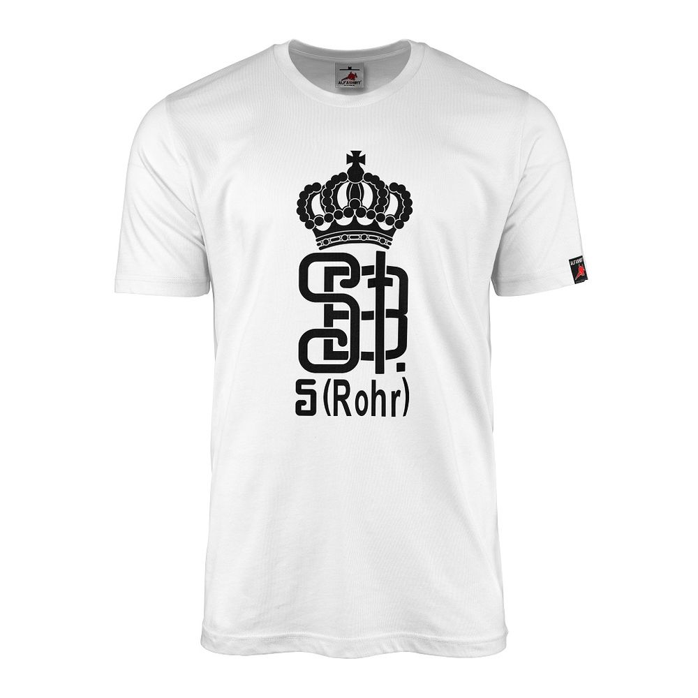 T-Shirt weiß Sturm Bataillion Nr 5 Rohr Sturmabteilung Wappen Abzeichen #42289