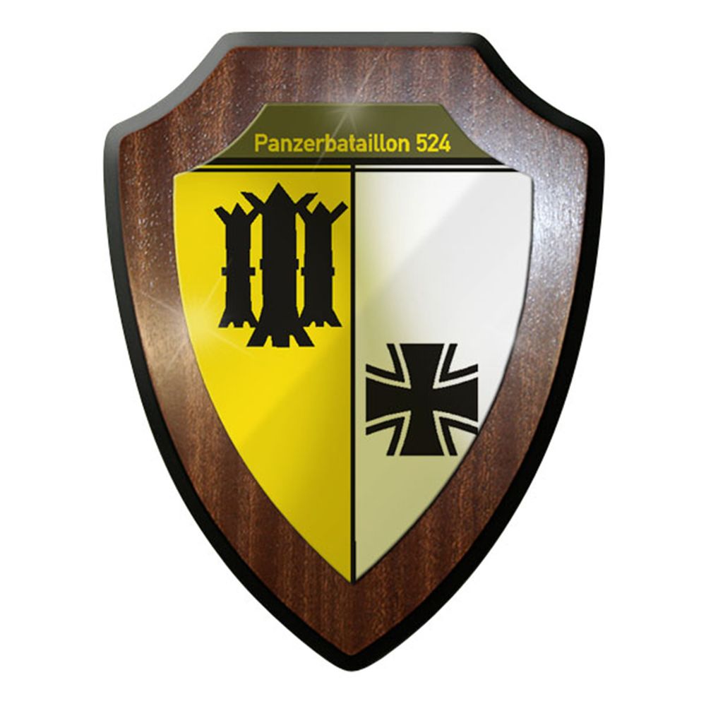 Wappenschild / Wandschild / Wappen - Panzerbataillon 524 PzBtl Panzer Heer #8346